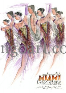 Teambild desTC Fischbach Hofheim-ReLi Sued-Latein "Miami Latin Stars"